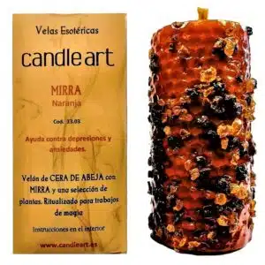 myrrh candle orange